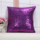 Shiny Sequin Pillowcase - Single-sided gorgeous pillowcase (Purple pair: 45x45cm) - Mekamart Australia