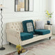 2 Pcs Green Elegant Polyester Sofa Cover - Full Protection Against Cat Scratches & Wear - Mekamart Australia