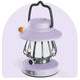 Purple Retro Snail Night Light - Portable Rechargeable Camping Lantern with Hook, 3-Color Dimming - Mekamart Australia
