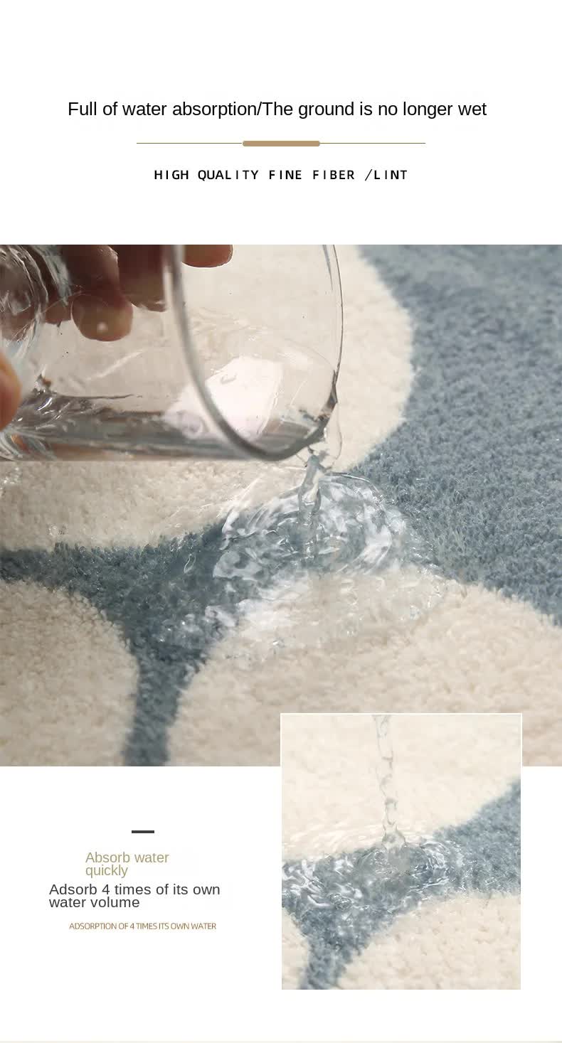 2 Pcs Orange And White Foot-Shaped Plush Bath Mat - Non-Slip Absorbent Bathroom Rug for Bedroom and Doorway (50x80cm)