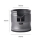 Dark Grey Round Professional Aluminum Espresso Tamping Station - Adjustable Portafilter Holder Stand - Mekamart Australia