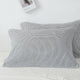 White Breathable 4-Layer Cotton Gauze Pillow Towel Pair - Japanese Style Grid (52x75cm) - Mekamart Australia