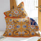 Single Yellow Floral Pillow Towel Premium Cotton Gauze Pillow Towel Pair - Simple Nordic Style (52x75cm) - Mekamart Australia