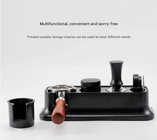 Grey Espresso Coffee Tamping Station - Barista Tool Organizer for 51/53/58mm Portafilter, Tamper & Distributor - Mekamart Australia