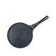 Large Black Flat + Black Handle (Gas Model) Non-Stick Pancake Pan - 7-Hole Fun Shapes Breakfast Griddle (27cm) - Mekamart Australia