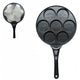 Black Smiley Versatile Non-Stick Frying Pan (27cm) - Induction Ready Skillet for Everyday Cooking - Mekamart Australia