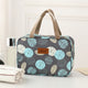 Versatile Portable Handled Bag - Durable Waterproof Fabric, Ideal for Toiletries, Lunch & Travel(Leaves) - Mekamart Australia