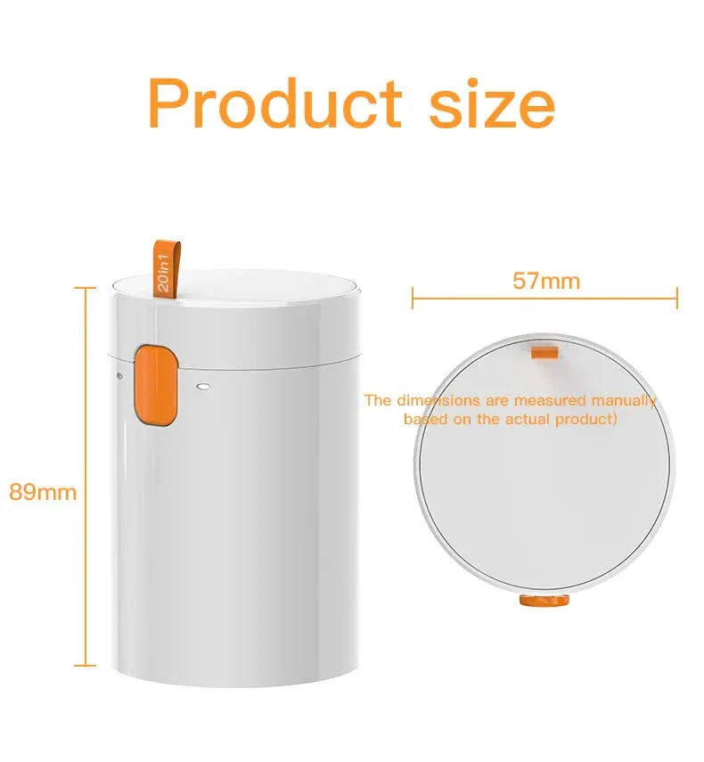 White 20-in-1 Electronics Cleaning Kit - Keyboard, Earphone, Camera, Laptop Cleaner Set - Mekamart Australia