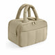 Camel Puffy Travel Wash Bag with Wide-Mouth Access and Wet-Dry Pockets - Mekamart Australia