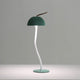 Green Three-dimensional stripes Sleek Minimalist LED Mushroom Table Lamp - Rechargeable 3-Color Touch Control, Bar & Ambient Light - Mekamart Australia