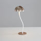 Gold Three-dimensional stripes Sleek Minimalist LED Mushroom Table Lamp - Rechargeable 3-Color Touch Control, Bar & Ambient Light - Mekamart Australia