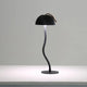 Black Three-dimensional stripes Sleek Minimalist LED Mushroom Table Lamp - Rechargeable 3-Color Touch Control, Bar & Ambient Light - Mekamart Australia