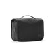 Black Eco-Friendly RPET Hanging Toiletry Bag - Large Capacity Waterproof Travel Makeup Organizer - Mekamart Australia