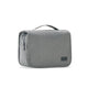 Grey Eco-Friendly RPET Hanging Toiletry Bag - Large Capacity Waterproof Travel Makeup Organizer - Mekamart Australia