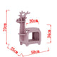 Pink Small Creative Reindeer-Shaped Solid Wood Bookshelf for Kids - Mekamart Australia