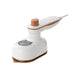 White Mini Handheld Steam Iron - Portable Garment Steamer - Mekamart Australia