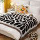 Black-white Vintage American Windline Blanket - Multi-Use Design - Mekamart Australia