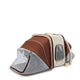 Expandable Pet Carrier Backpack for Cats & Small Dogs - Breathable Mesh, Multiple Entrances(Khaki) - Mekamart Australia