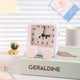 Adorable Cartoon Animal Alarm Clock - Silent Quartz Movement, Loud Alarm, Battery Operated(white) - Mekamart Australia