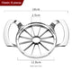 Silver Premium Apple Slicer Corer - Heavy Duty Stainless Steel Fruit Cutter, 12-Slice Divider Kitchen Gadget - Mekamart Australia