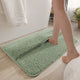 Green Ultra Absorbent Plush Bath Mat - Non-Slip Bathroom Rug with Innovative Foot Drying Pocket - Mekamart Australia