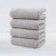 Light Grey Plush Cotton Hand Towel Set (4-Pack) - Ultra Soft, Absorbent & Quick-Drying Face Towels for Bathroom - Mekamart Australia