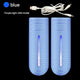 Blue Portable USB Shoe Dryer & Deodorizer - Constant Temperature Electric Boot Warmer with UV Sanitizer