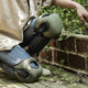Green Adjustable Gardening Knee Pads - Comfortable Neoprene Knee Protectors for Weeding & Outdoor Work - Mekamart Australia