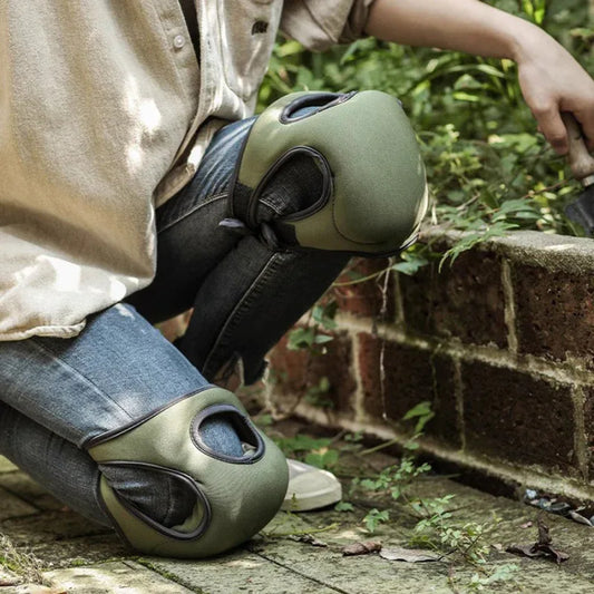 Purple Adjustable Gardening Knee Pads - Comfortable Neoprene Knee Protectors for Weeding & Outdoor Work - Mekamart Australia