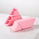 Pink Transforming Silicone Pencil Case - Stand-Up Pen Holder & Stationery Organizer - Mekamart Australia