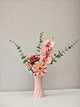 Pink DIY 3D Wooden Flower Bouquet Puzzle Set with Vase - Craft Kit for Kids and Adults - Mekamart Australia