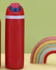 Red 32oz 304 Stainless Steel Insulated Water Bottle - Dual-Drink Pop-Up Lid - Mekamart Australia