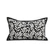 Leaves Triangle Elegant Two-Piece INS-Style Jacquard Pillow Covers - Black & White Sofa Decor - Mekamart Australia