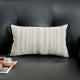 Black-beige 2PCS Luxe Thick Chenille Herringbone Pillow Cover - Solid Color Square Lumbar Pillow - Mekamart Australia
