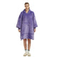 Purple Oversized Wearable Blanket Hoodie - Ultra Soft & Cozy Snuggle Pullover for Adults - Mekamart Australia