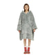 Silver Grey Oversized Wearable Blanket Hoodie - Ultra Soft & Cozy Snuggle Pullover for Adults - Mekamart Australia