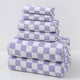 Purple Ultra-Soft 100% Cotton Gauze 6-Piece Towel Set | Absorbent & Quick-Dry Bath Towel - Mekamart Australia