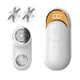 White Digital Display Electric Lint Remover - 3-Speed USB Rechargeable Fabric Shaverc - Mekamart Australia