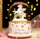 Enchanting Unicorn Snow Globe Music Box - Magical Starry Sky Musical Gift for Girls - Mekamart Australia