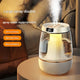 White 3.5L Smart Cool Mist Humidifier with Dual Nozzle & Digital Display - Ultra-Quiet Air Purifier for Bedroom and Office - Mekamart Australia