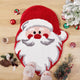 Red Santa Claus Festive Christmas Shaped Floor Mat - Plush Non-Slip Holiday Accent Rug - Mekamart Australia