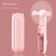 Pink 2-in-1 Foldable Mini Fan & Power Bank - Ultra-Compact USB Rechargeable Personal Fan - Mekamart Australia