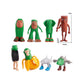 Eight-piece set Whimsical Creature & Monster Figurine Collection - Set of Bizarre PVC Mini Toys for Desk Decor - Mekamart Australia