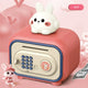 Red Electronic Piggy Bank Safe for Kids - Automatic Rolling Money Box with PIN & Fingerprint Lock - Mekamart Australia