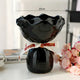 Handcrafted Minimalist Ceramic Vase - Artistic Home Decor Centerpiece(black) - Mekamart Australia