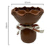 Handcrafted Minimalist Ceramic Vase - Artistic Home Decor Centerpiece(brown) - Mekamart Australia