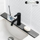 Diatom Mud Faucet Splash Guard & Absorbent Mat - Quick Dry, Non-Slip Sink Organizer(dark grey) - Mekamart Australia