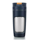 Large 600ML Portable Blender - USB-C Rechargeable Smoothie Maker with 4 Stainless Steel Blades(blue) - Mekamart Australia
