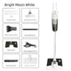 Cordless 2-in-1 Handheld & Stick Vacuum Cleaner with Detachable Water Tank & Dust Mite Remover(white) - Mekamart Australia