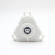 Two Sci-Fi Triangular Keychain Fidget Spinner - 3D Printed EDC Stress Relief Toy(white) - Mekamart Australia